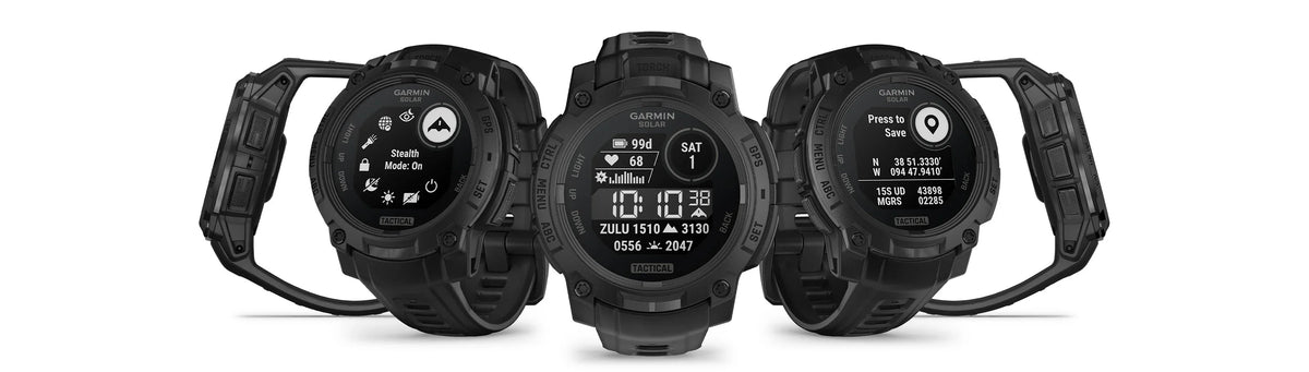 Garmin Instinct 3 45mm Solar Tactical Edition GPS Watch Black