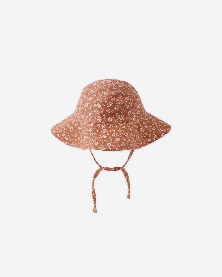 Sun Hat | Poppy Floral | Quincy Mae