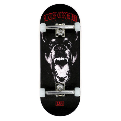 Slushcult x LTF 'Grom Series Doberman' Complete Fingerboard - Black