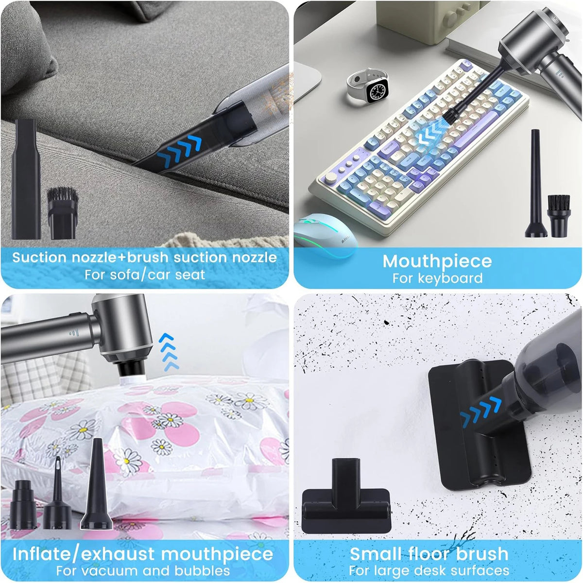 4 in 1 Portable Vacuum Cleaner