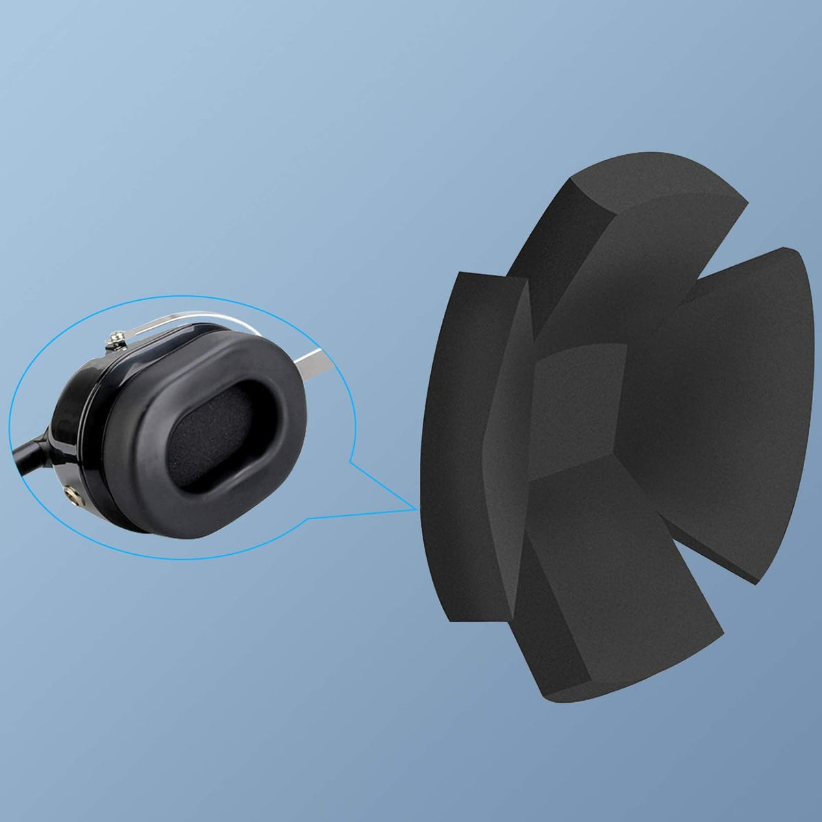 Retevis EHK005 Noise-Canceling Headset (K1 Plug)