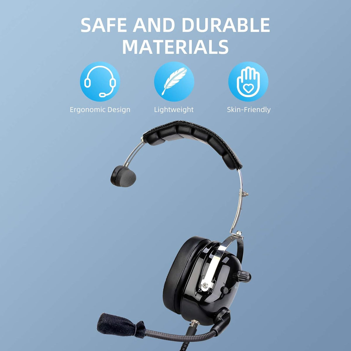 Retevis EHK005 Noise-Canceling Headset (K1 Plug)