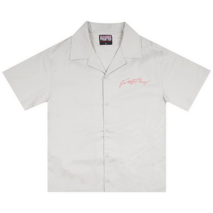 Frosted Skateboards Button Up Shirt - Light Grey