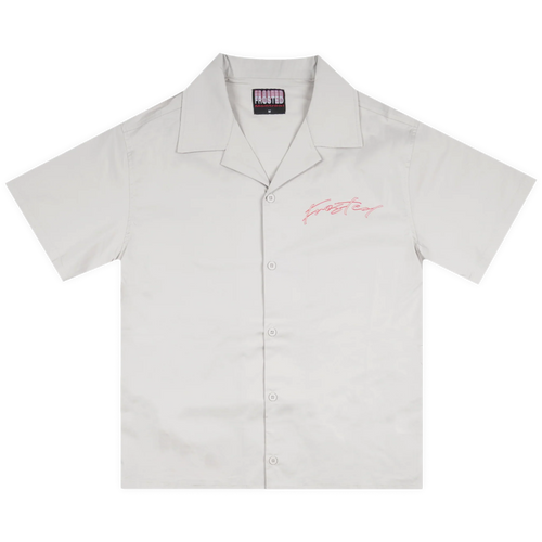 Frosted Skateboards Button Up Shirt - Light Grey