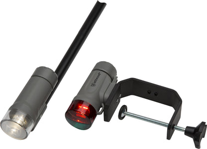 Attwood 14190-7 Water-Resistant Portable Clamp-On LED Light Kit with Marine Gray Finish 🍁 All In One Marketplace Canada
