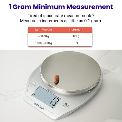 Etekcity 0.1g Food Kitchen Scale with Bowl, Digital Grams and Ounces 🍁 All In One Marketplace Canada
