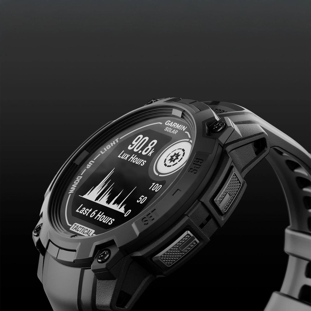 Garmin Instinct 3 45mm Solar Tactical Edition GPS Watch Black