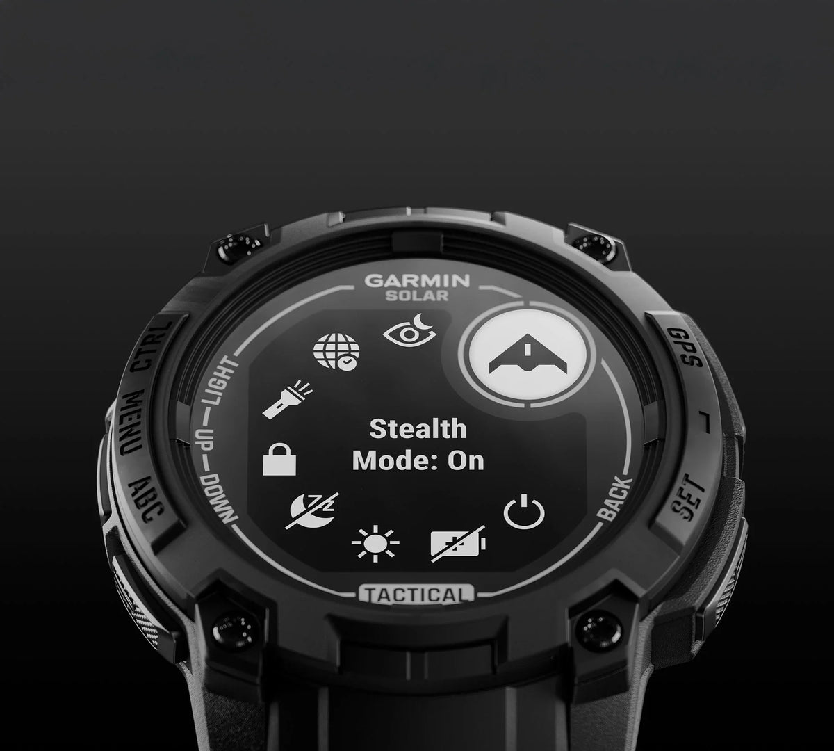Garmin Instinct 3 45mm Solar Tactical Edition GPS Watch Black
