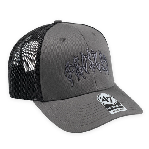 Frosted Skateboards 'Vahan’s Graphic 2' Trucker Cap - Charcoal/Black