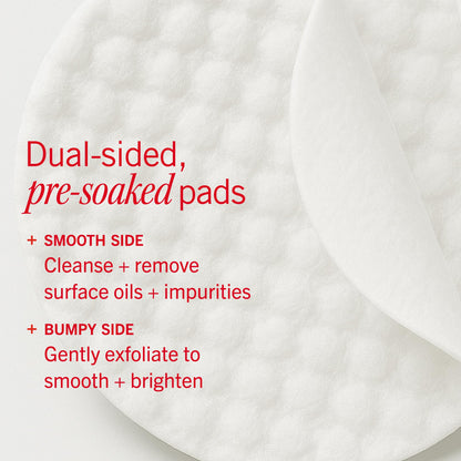First Aid Beauty - Facial Radiance Pads with Glycolic & Lactic Acids, Daily Exfoliating Pads with AHA, Visibly Smaller Pores, Help Tone & Brighten Skin, One-Step Makeup Prep, Compostable, 28 🍁 All In One Marketplace Canada