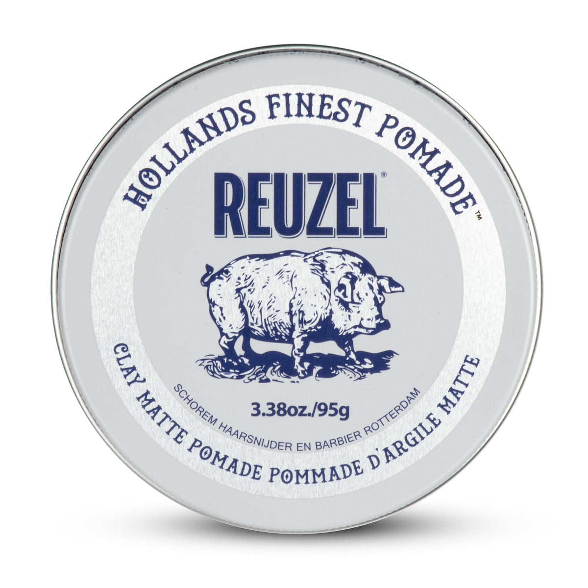 Reuzel Clay Matte Pomade, Medium Hold Matte Finish Hair Styling Clay, Lightweight & Flexible Texturizing Pomade for Volume & Definition With Aloe Vera & Vitamin E, 95g 🍁 All In One Marketplace Canada