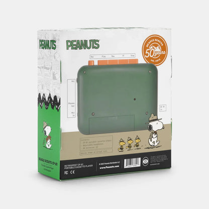 PEANUTS BEAGLE SCOUTS RETROSPEKT CP-81 PORTABLE CASSETTE PLAYER
