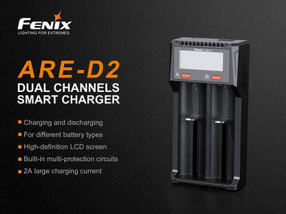 Fenix ARE-D2 Dual Bay Smart Battery Charger
