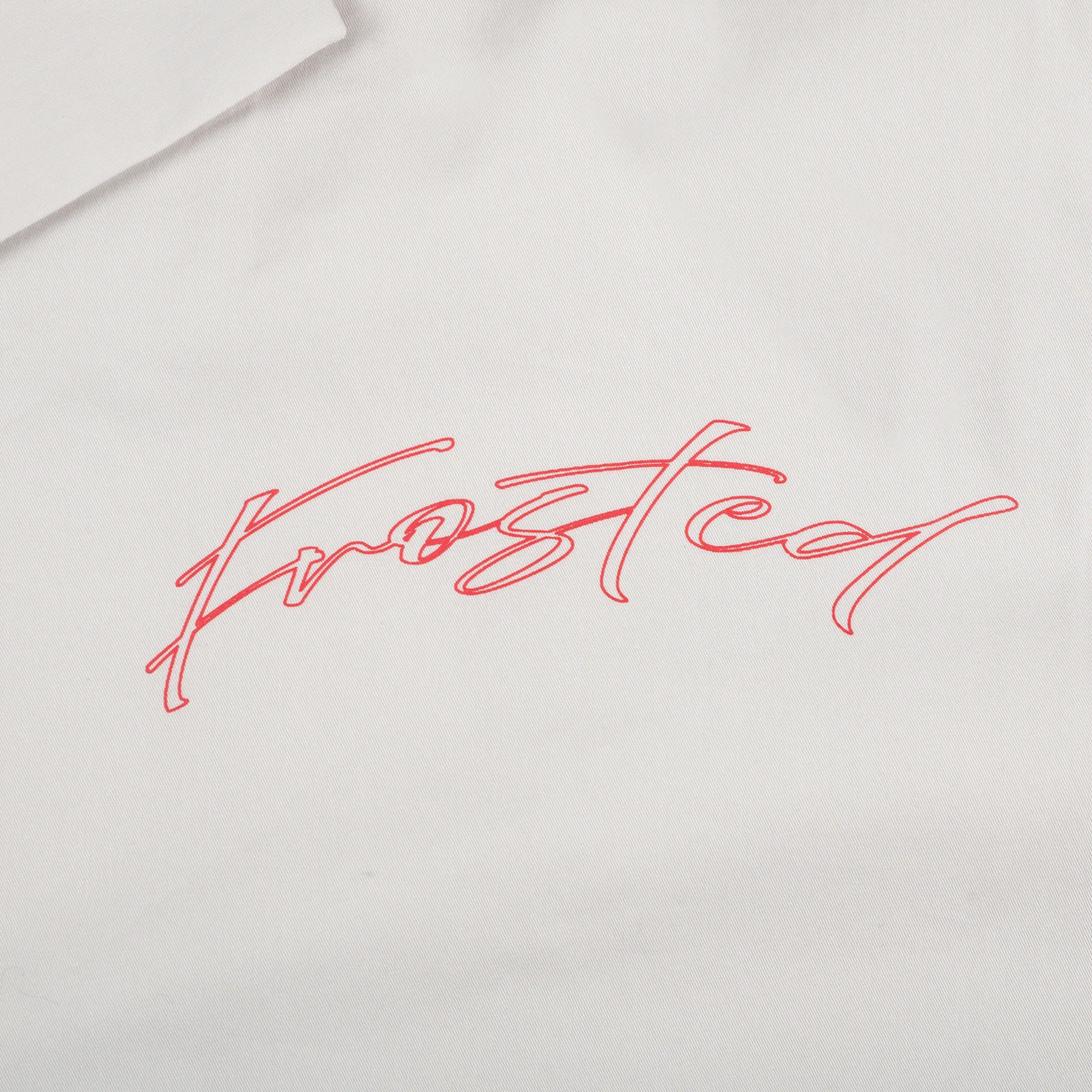 Frosted Skateboards Button Up Shirt - Light Grey