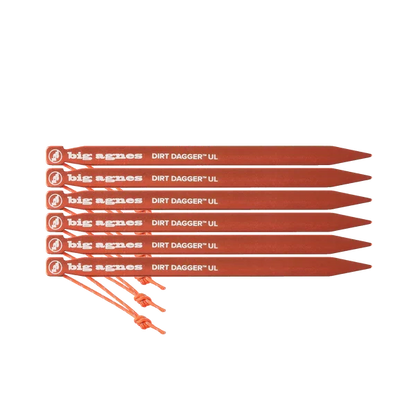 Dirt Dagger™ UL Tent Stakes: Pack of 6