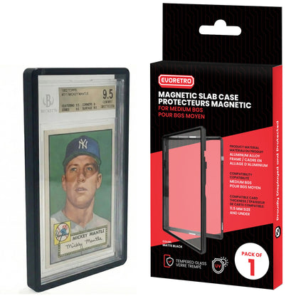 BGS Beckett EVORETRO Magnetic Slab Case – Matte Black