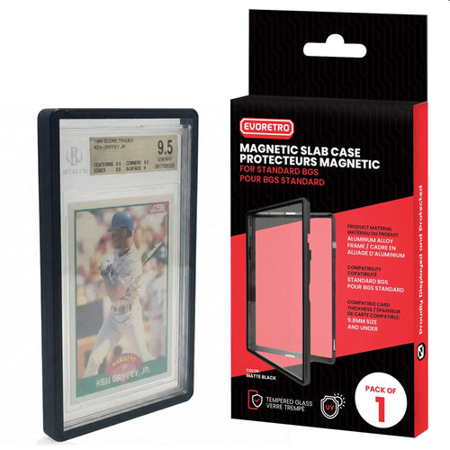 BGS Beckett EVORETRO Magnetic Slab Case – Matte Black