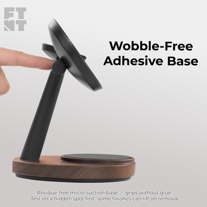 ZenStand 3-in-1 Wood MagSafe-compatible Wireless Charging Stand