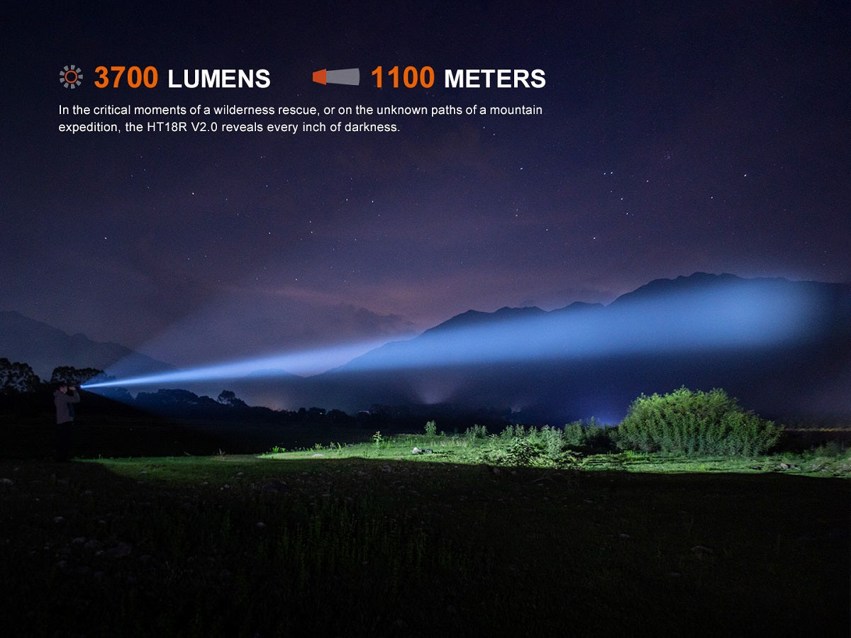 Fenix HT18R V2.0 Long-Distance Flashlight