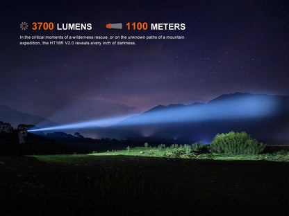 Fenix HT18R V2.0 Long-Distance Flashlight