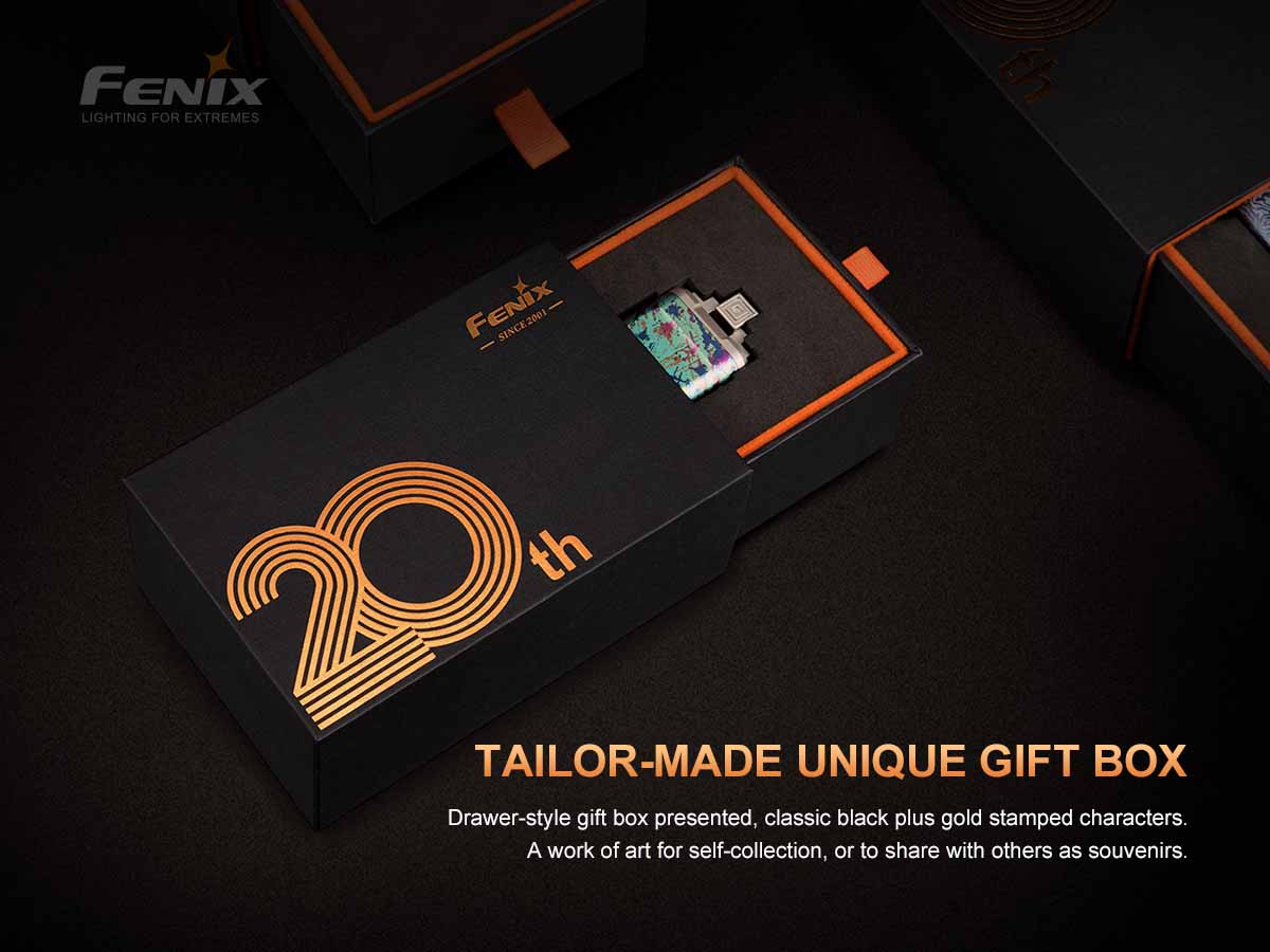 FENIX APEX 20 LIMITED EDITION FLASHLIGHT – 20TH ANNIVERSARY