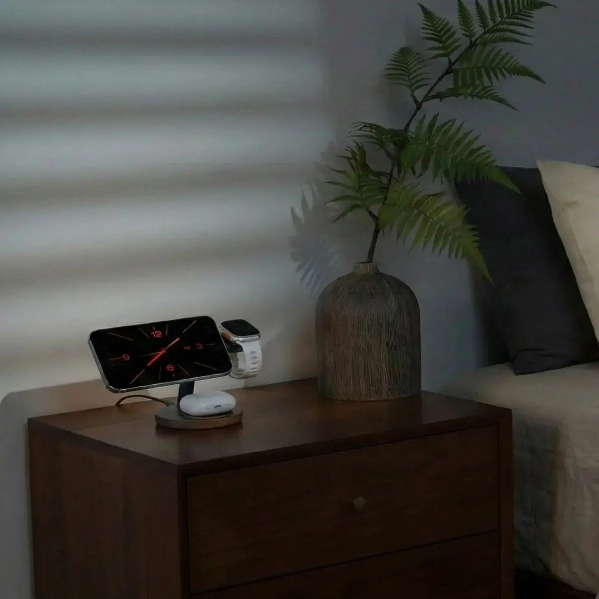 ZenStand 3-in-1 Wood MagSafe-compatible Wireless Charging Stand