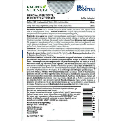 Nature's Science BRAIN BOOSTER, 7-Day Supply