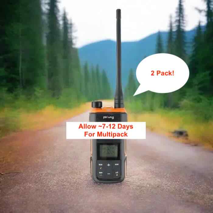 Baofeng Pofung P11UV BC RR Logging Road FSR Radio & LADD Backcountry Walkie Talkie (USB Charging)