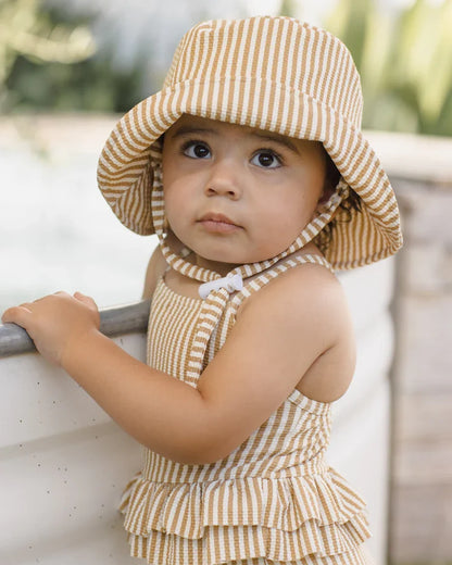 Bucket Hat | Honey Stripe | Quincy Mae