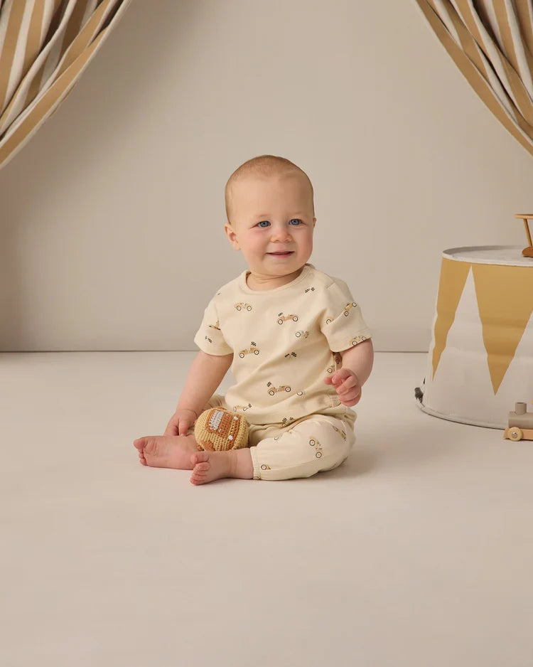 Jersey Tee + Pant Set | Race Car | Quincy Mae