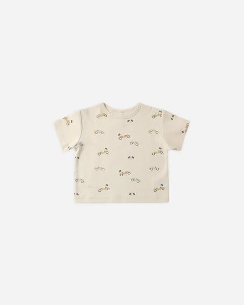 Boxy Tee | Race Car | Quincy Mae