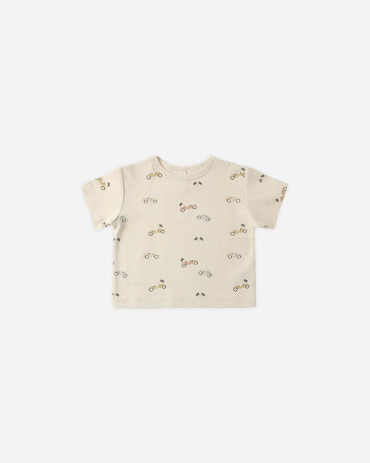 Boxy Tee | Race Car | Quincy Mae