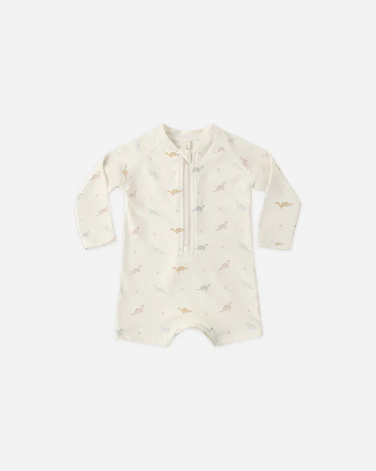 Long Sleeve One-Piece Rashguard | Dino | Quincy Mae