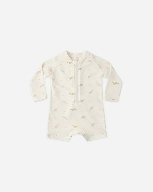 Long Sleeve One-Piece Rashguard | Dino | Quincy Mae
