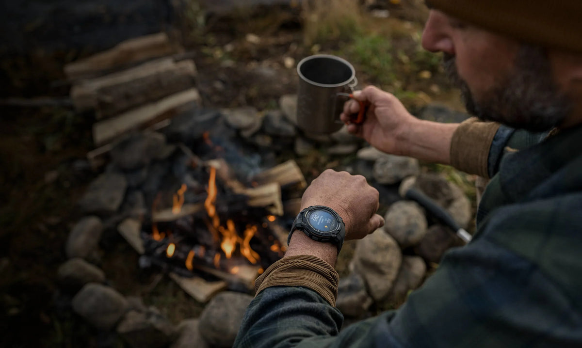 Garmin Instinct 3 – 50 mm, AMOLED Black with Charcoal Band