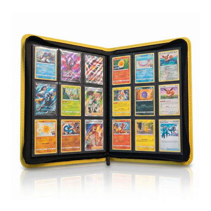 EVORETRO 9-Pocket Zip-Up Trading Card Zipper Binder for 360 cards