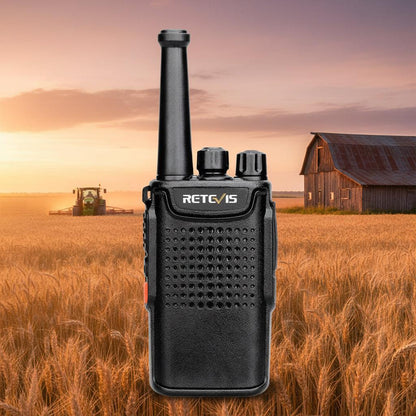 Retevis RT67 High-Capacity FRS / GMRS Farming & Agriculture Radio (License-Free)