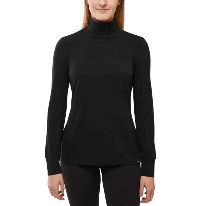 Kombi Women's Turtleneck Long Sleeve Casual Apres Ski Layer Tops Size: Large