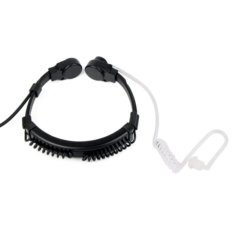 Retevis ETK002 Premium Adjustable Throat Mic & Acoustic Tube Earpiece (K1 2-Pin)