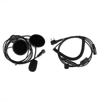 Retevis EHK008 Motorcycle & Powersports Helmet Headset (Kenwood 2-Pin)