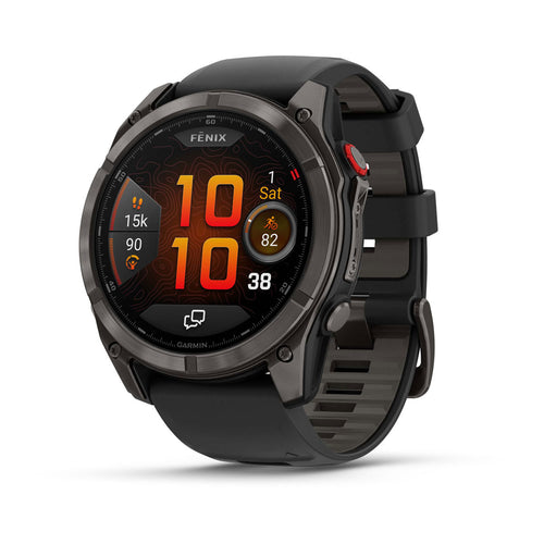 fēnix® 8 Pro – 51 mm, AMOLED Sapphire, Carbon Gray DLC Titanium