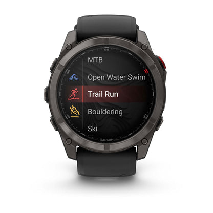 fēnix® 8 Pro – 51 mm, AMOLED Sapphire, Carbon Gray DLC Titanium