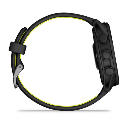 Forerunner® 170 Music Black with Black/Amp Yellow Band