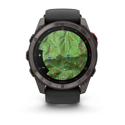 fēnix® 8 Pro – 51 mm, AMOLED Sapphire, Carbon Gray DLC Titanium