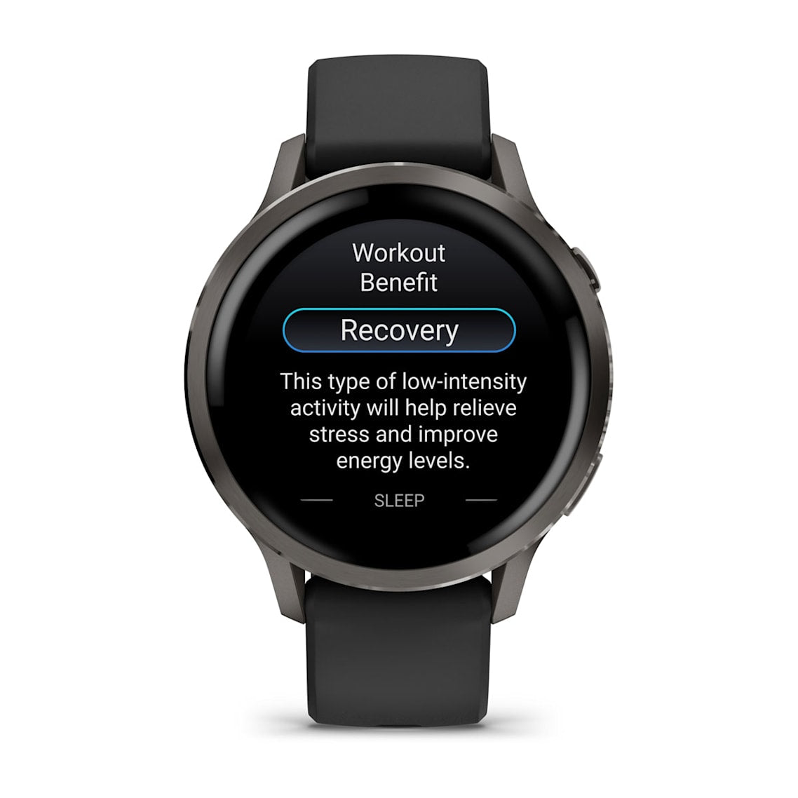Venu® 4 – 41 mm Slate with Black Silicone Band