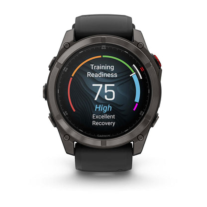 fēnix® 8 Pro – 51 mm, AMOLED Sapphire, Carbon Gray DLC Titanium