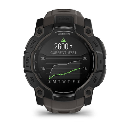 Garmin Instinct 3 – 50 mm, AMOLED Black with Charcoal Band