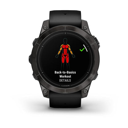 epix™ Pro (Gen 2) – Sapphire Edition | 47 mm Carbon Gray DLC Titanium