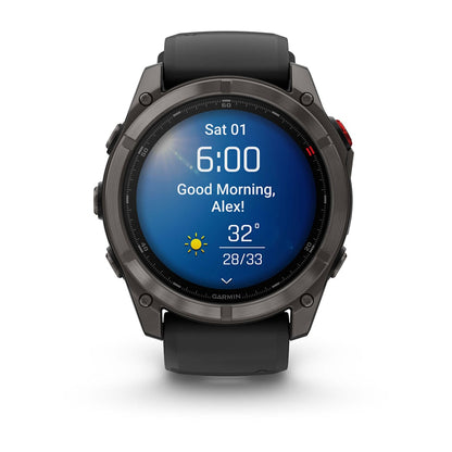 fēnix® 8 Pro – 51 mm, AMOLED Sapphire, Carbon Gray DLC Titanium