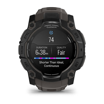 Garmin Instinct 3 – 50 mm, AMOLED Black with Charcoal Band